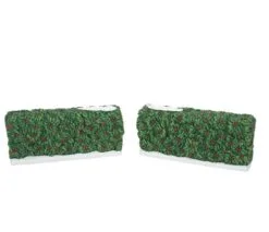 Village Accessory Holiday Holly Hedges