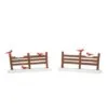 Village Accessory Cardinal Christmas Fence -Christmas decorations 2839928598