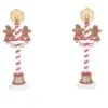 Village Accessory Gingerbread Street Lights -Christmas decorations 2839928612