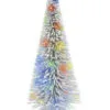Village Accessory Lit Frosted White Sisal Tree -Christmas decorations 2839928620
