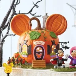 Mickey's Halloween Village Mickey's Pumpkintown House 6 Mickey's Halloween Village Mickey's Pumpkintown House -Christmas decorations 2839929063C