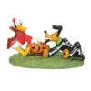 Mickey's Halloween Village Donald & Pluto's Tussle -Christmas decorations 2839929065A