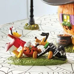 Mickey's Halloween Village Donald & Pluto's Tussle -Christmas decorations 2839929065B