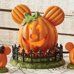 Mickey's Halloween Village Mickey's Town Center Pumpkin -Christmas decorations 2839929066B