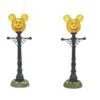 Mickey's Halloween Village Mickey's Pumpkintown Street Lights -Christmas decorations 2839929119