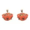 Snow Village Halloween Trick Or Dare Treat Bowls Set Of 2