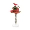 Village Accessory Cardinal Christmas Bird Feeder -Christmas decorations 2839930692