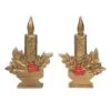 Village Accessory Candle Greetings Set Of 2 -Christmas decorations 2839930698
