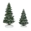 Village Accessory Christmas Spruces Set Of 2 -Christmas decorations 2839930707