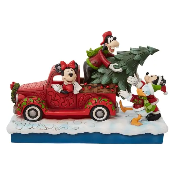 Disney Traditions 7" Red Truck With Mickey & Friend 6 Disney Traditions 7" Red Truck With Mickey & Friend - Image 4