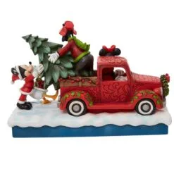 Disney Traditions 7" Red Truck With Mickey & Friend 9 Disney Traditions 7" Red Truck With Mickey & Friend -Christmas decorations 2839931913b