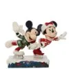 Disney Traditions 5" Minnie & Mickey Ice Skating -Christmas decorations 2839931916