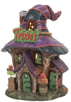 Snow Village Halloween Trixie's Tricks & Treat