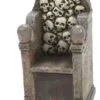 Halloween Village Scary Skeletons Throne -Christmas decorations 2839934902