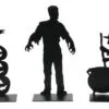 Halloween Village Spooky Silhouettes 3 Piece Set -Christmas decorations 2839934906