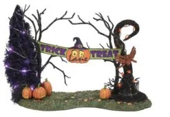 Halloween Village Trick Or Treat Lane Entrance