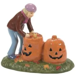 Halloween Village Scary Clean Up