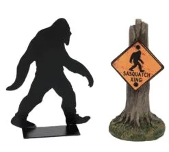 Halloween Village Sasquatch Silhouette