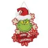 Grinch Village 14" Grinch Door Decor -Christmas decorations 2839935474
