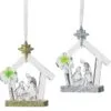 5" Manger Assorted Scene Set Of 4 -Christmas decorations 2839935624