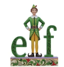 9" Buddy The Elf Word Art