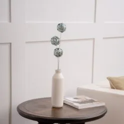 26" Silver Glitter Snowball Spray Set Of 6 -Christmas decorations 3384913955 2