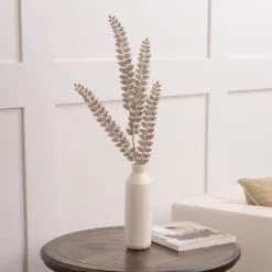 32" Tiffany Gold Glittered Fern Spray Set Of 6 -Christmas decorations 3384965183 3