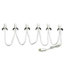 Village Accessory 6 Socket Light Set With Bulbs