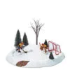 Winter Village Animated Hockey Practice -Christmas decorations 3440919510