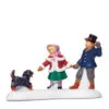Dickens Village Playing With A Puppy 2 Dickens Village Playing With A Puppy -Christmas decorations 3440939374