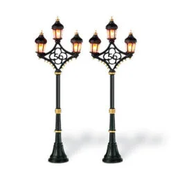 Village Accessory Fifty Six Street Lights Pack Of 2
