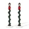 Village Accessory Small Town Street Lamp Pack Of 2 -Christmas decorations 3440952144
