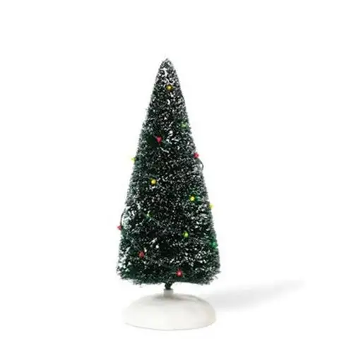 Village Accessory Twinkle Brite Frosted Topiary 3 Village Accessory Twinkle Brite Frosted Topiary