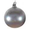 5" Silver Pearl Bubblegum Glass Ornament -Christmas decorations 4017343288A