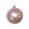 5" Light Gold Pearl Bubblegum Glass Ornament -Christmas decorations 4017387462A