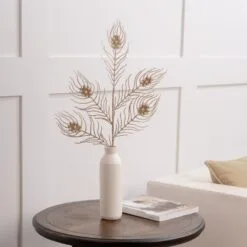 30" Champagne Coral Pearl Spray Set Of 6 -Christmas decorations 4390204964 1