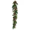 5 FT Pine & Magnolia Leaf Garland -Christmas decorations 4390256394