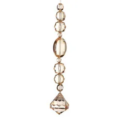 7" Champagne Jewel Drop Set Of 12
