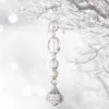 7" Clear Jewel Drop Set Of 12 -Christmas decorations 4390266501 1