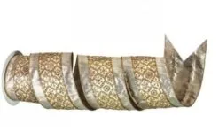 4" X 10 YD Celline Gold Glitter Ribbon