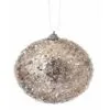4.5" Platinum Iced Ball Set Of 12 1 4.5" Platinum Iced Ball Set Of 12 -Christmas decorations 4390270922