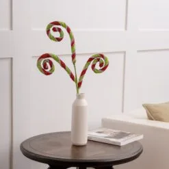 30" Glitter Rhinestone Striped Candy Cane Pick Set Of 6 7 30" Glitter Rhinestone Striped Candy Cane Pick Set Of 6 -Christmas decorations 4390270966 2