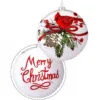 6" Christmas Cardinal Ornament Set Of 2 -Christmas decorations 4390279499 1
