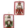 5" Glass Nutcracker Ornament Assorted Set Of 2 -Christmas decorations 4390302212