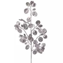 30" Glitter Leaf Spray Set Of 12 -Christmas decorations 4390302567