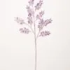 30" Lavender Metallic Leaf Branch Set Of 6 -Christmas decorations 4390303715