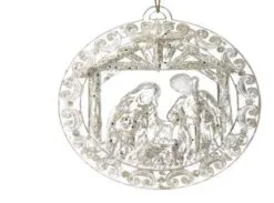 5" Holy Family Ornament Set Of 4