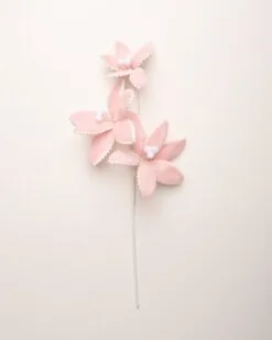 24" Pastel Candy Poinsettia Stem Set Of 6