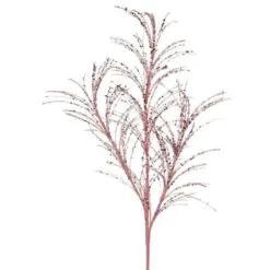 34" Glitter Pampas Grass Set Of 12