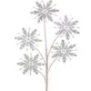 29" White Glitter Snowflake Spray Set Of 12 -Christmas decorations 4390315911
